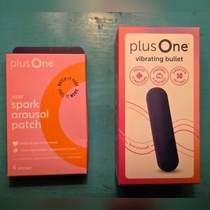 🌸 BRAND NEW PlusOne Spark Arousal Patch and Vibrating Bullet